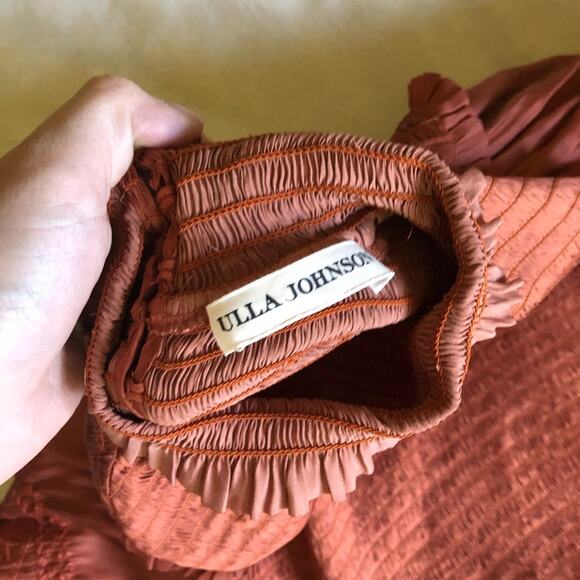 Ulla Johnson Angelica Embroidered Satin Dress - Picture 8 of 10